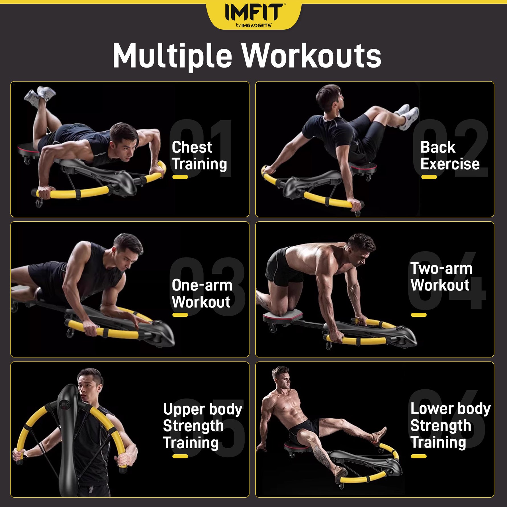 IMFIT PowerArc Abdominal Machine – Smart Core Training System