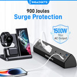 IMHOME Desk Clamp Power Strip - 11-Port Smart Hub