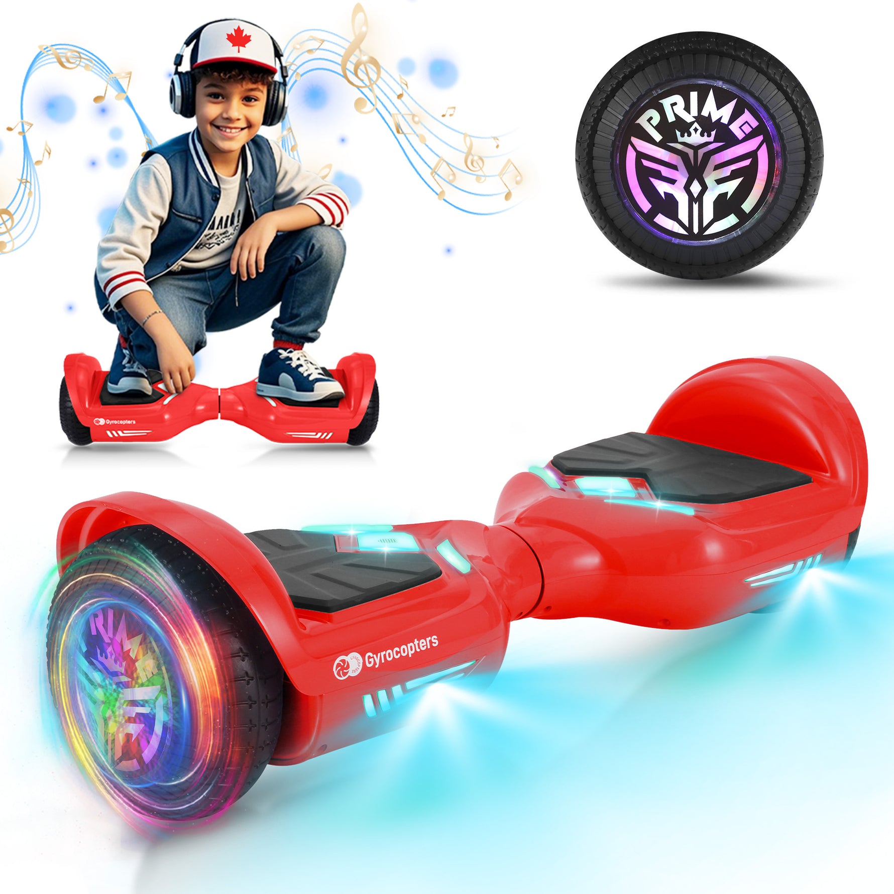 Gyrocopters Prime All-Terrain Hoverboard - UL 2272 Certified