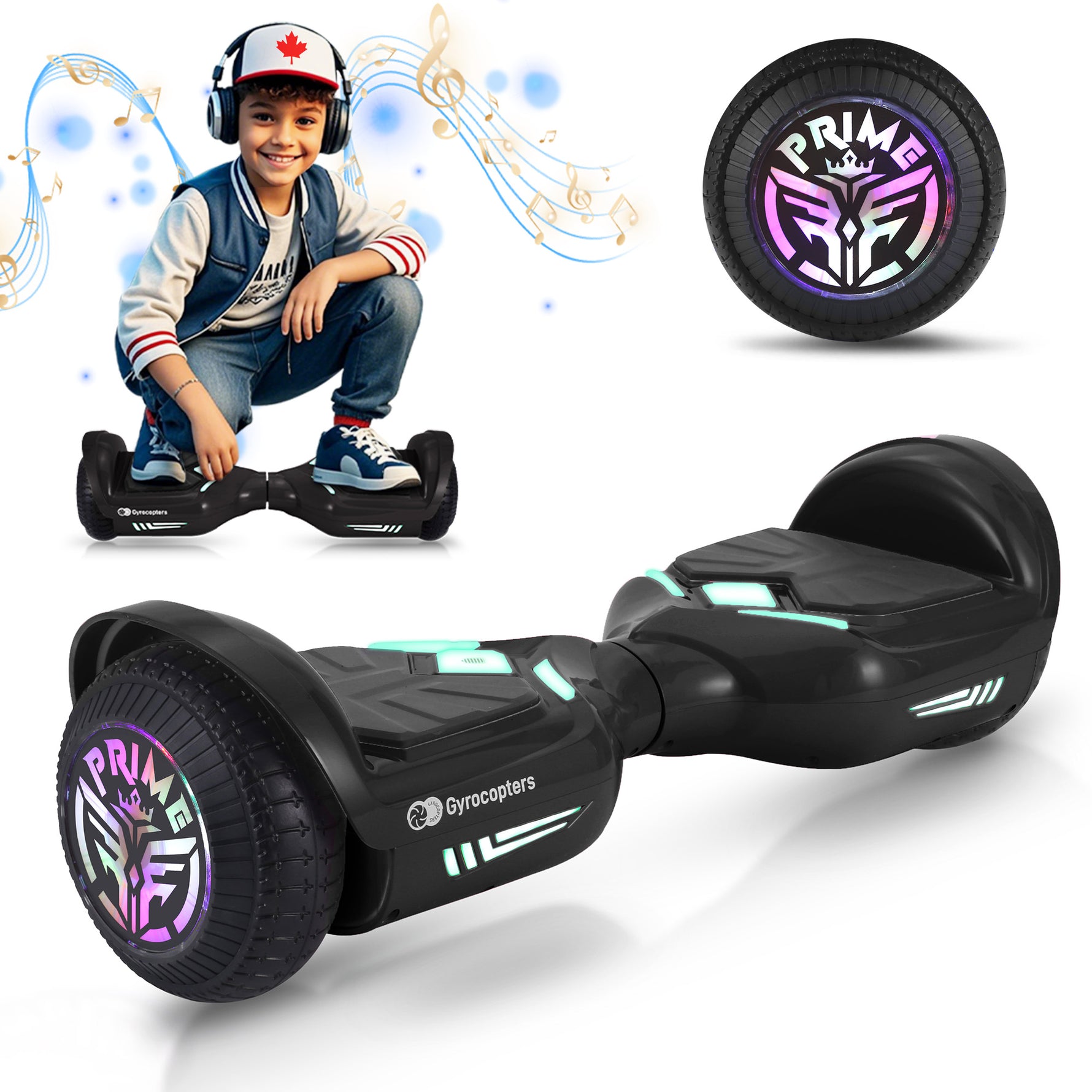 Gyrocopters Prime All-Terrain Hoverboard - UL 2272 Certified