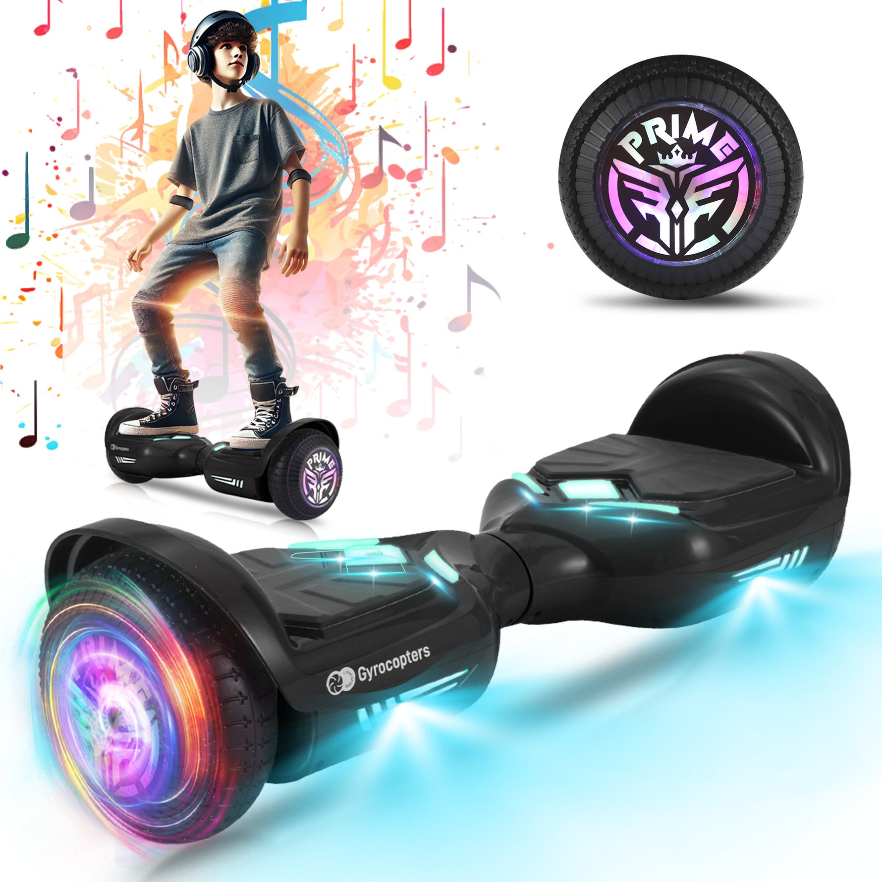 Gyrocopters Prime All-Terrain Hoverboard - UL 2272 Certified