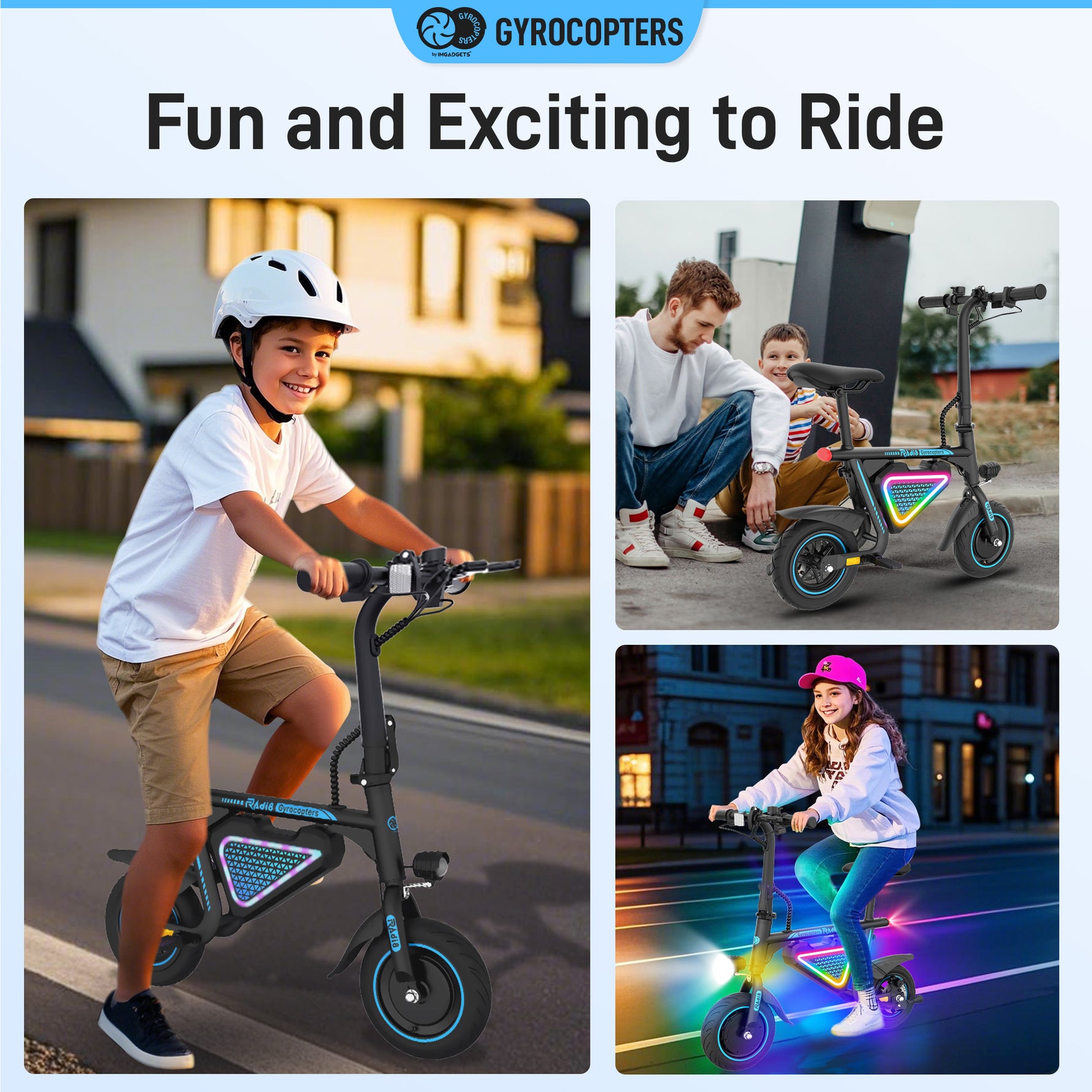 Gyrocopters Radi8 Electric Bike - Anti-Theft GPS Tracker