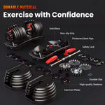 IMFIT Adjustable Dumbbell Set (5-52.5 lbs)