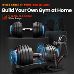 IMFIT Adjustable Dumbbell Set (5-52.5 lbs)