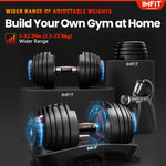 IMFIT Adjustable Dumbbell Set (5-52.5 lbs)
