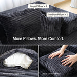 IMHome Boneless L-Shaped Sofa - 5 in 1 Modular Cloud Couch