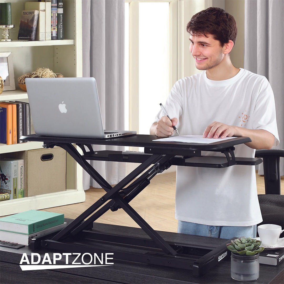 IMHOME Adaptzone A Pro Plus Desk Riser - 33" Sit-Stand Converter