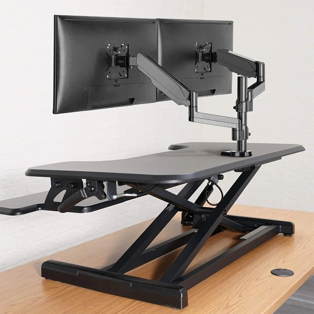 IMHOME Adaptzone A Pro Plus Desk Riser - 33" Sit-Stand Converter