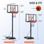 IMFIT Basketball Hoop - 4.8 to 10 ft Adjustable Height for Adults