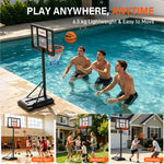 IMFIT Basketball Hoop - 3.8 to 7 ft Adjustable Height for Kids