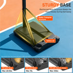 IMFIT Basketball Hoop - 3.8 to 7 ft Adjustable Height for Kids