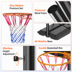 IMFIT Basketball Hoop - 3.8 to 7 ft Adjustable Height for Kids