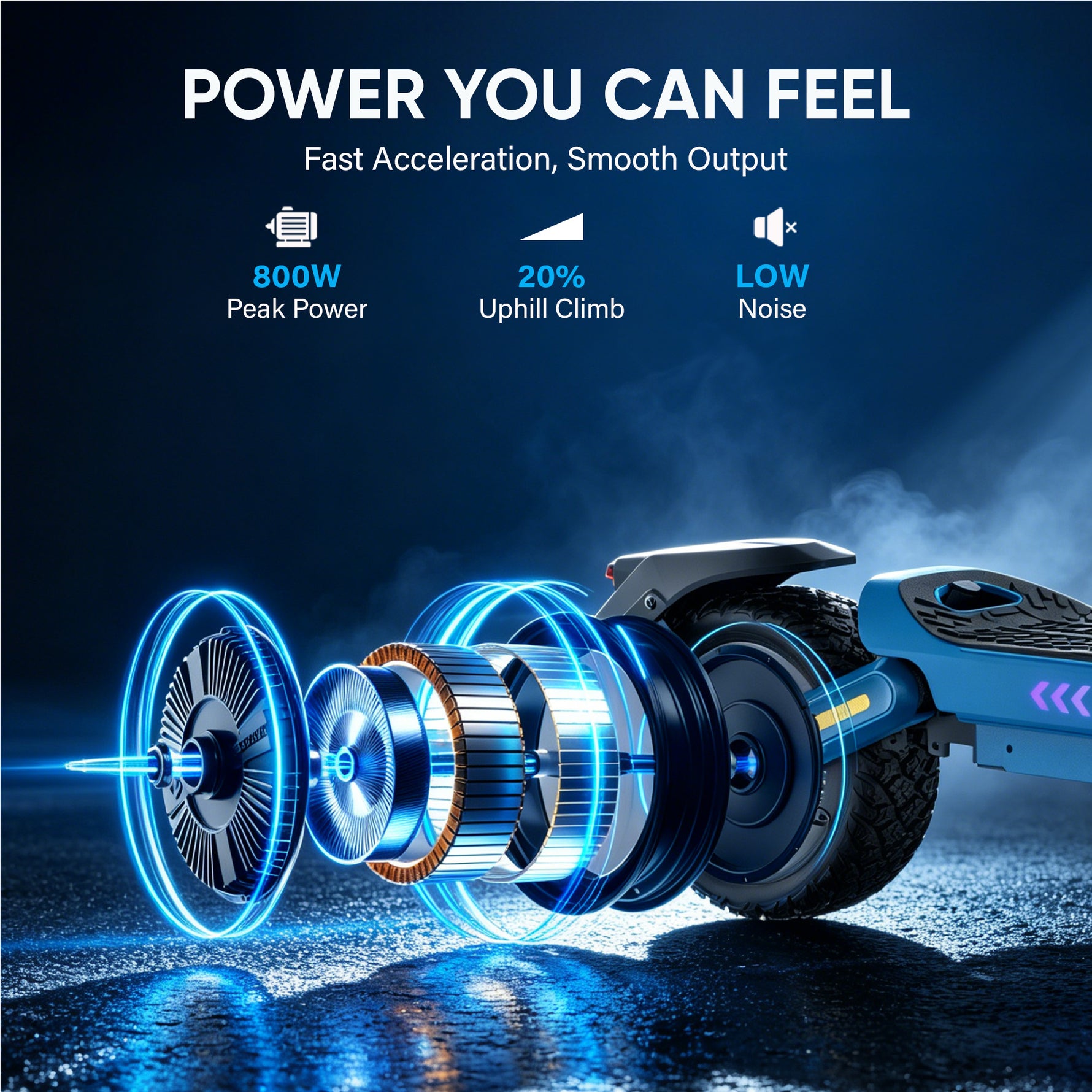Gyrocopters Sceptre Electric Scooter - 40km Range, 38 Km/h Speed