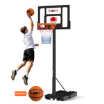 IMFIT Basketball Hoop - 3.5 to 6.9 ft Adjustable Height for Teens