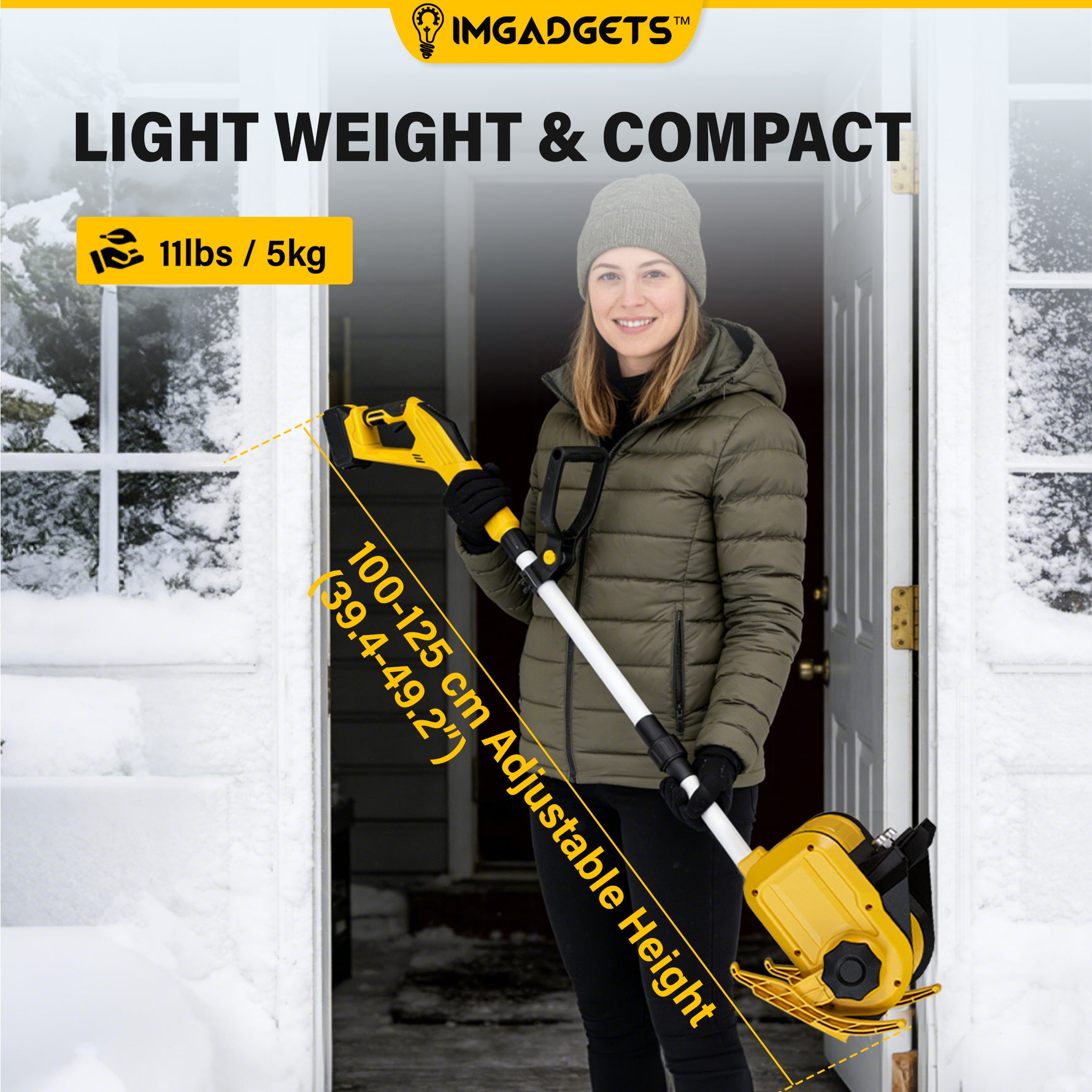 IMGadgets Cordless Electric Snow Shovel