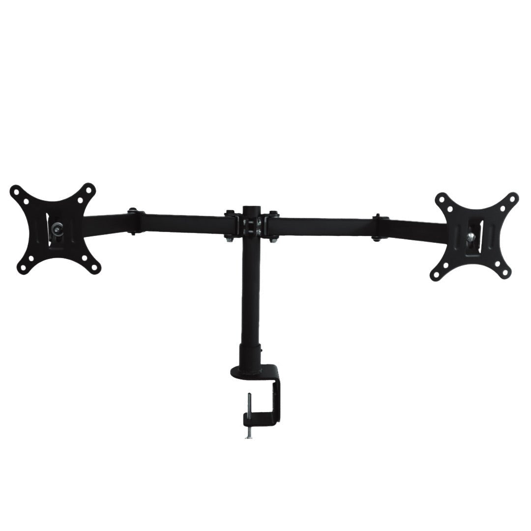 IMHome Dual Monitor Desk Mount - Fits 2 Screens 13” to 32”