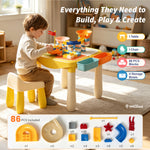 IMLoved Kids Table and Chair Set - Multi-Activity Toddler Play Table