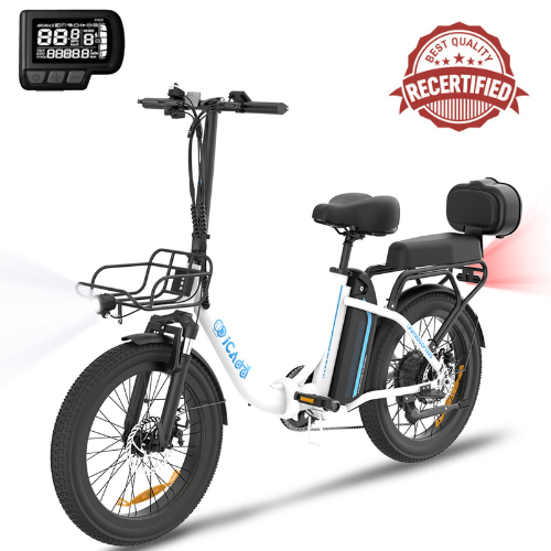 Re-Certified Gyrocopters iCaddy Foldable Electric Bike - 125 km PAS Range