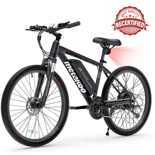 Re-certified METAKOO Cybertrack 100 Electric Mountain Bike - 26” Tires
