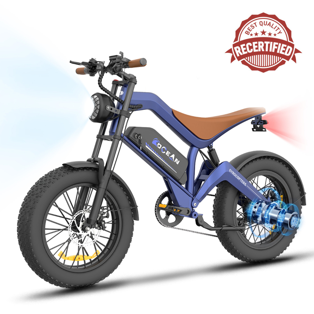 Re-Certified Gyrocopters Ocean Mountain E-Bike - 115km PAS Range