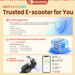 Gyrocopters Vortex Electric Bike - UL 2272 Safe with Storage