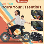 Gyrocopters Vortex Electric Bike - UL 2272 Safe with Storage