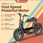 Gyrocopters Vortex Electric Bike - UL 2272 Safe with Storage