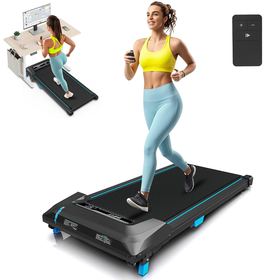 IMFIT Walking Pad Lite Treadmill | Compact & Space-Saving Design | Quiet 2.5HP Motor | Manual Incline Boost | Real-Time Fitness Tracking | User-Friendly Remote | Supports Up to 265 lbs | Perfect for Home & Office Use