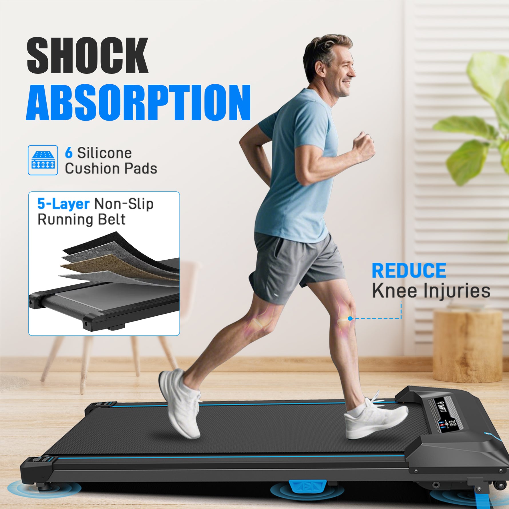 IMFIT Walking Pad Lite Treadmill - 10% Incline Bracket