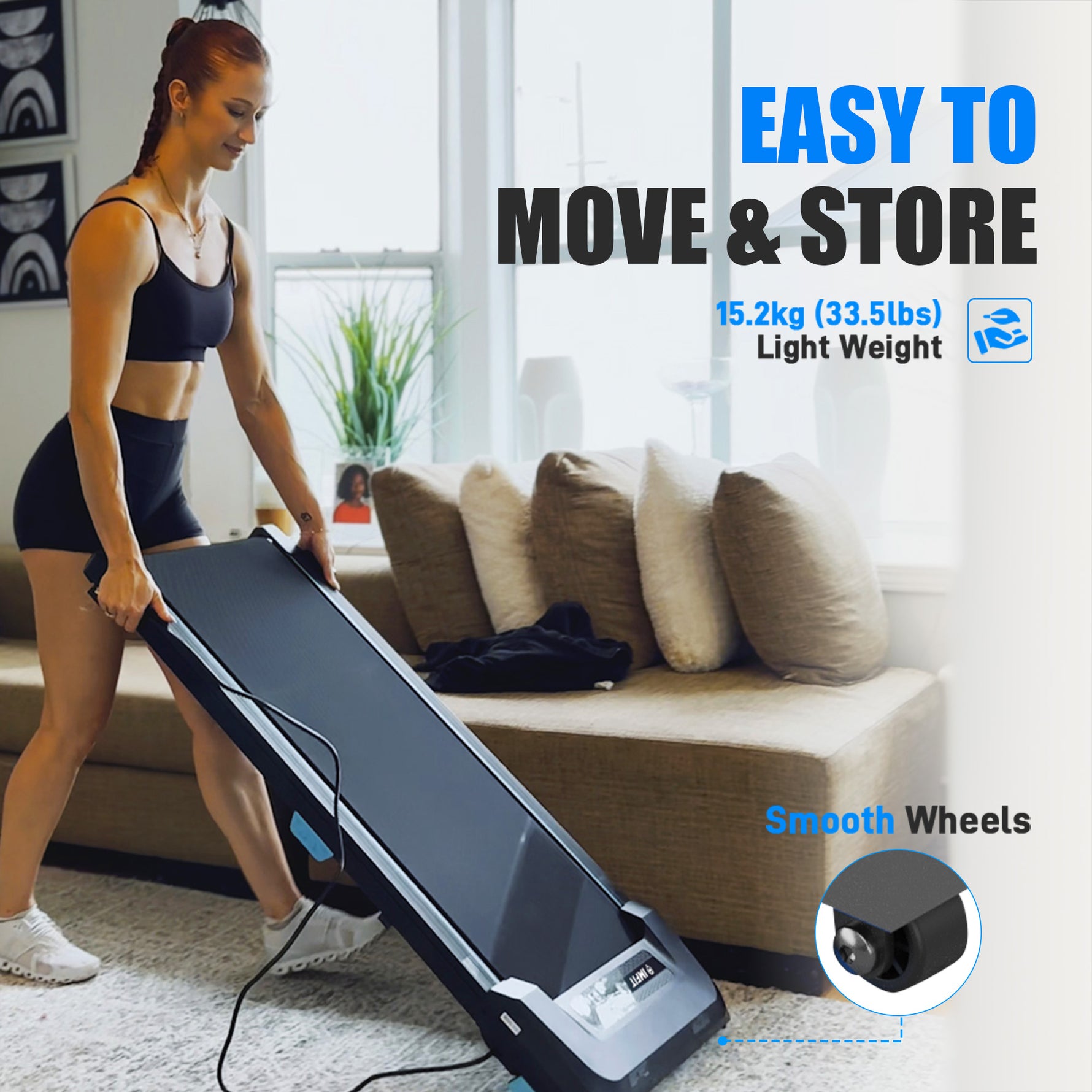 IMFIT Walking Pad Lite Treadmill - 10% Incline Bracket