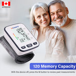 IMGadgets Blood Pressure Monitor (Wrist) - Large HD Backlit Display for Home / Travel