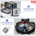IMGadgets Blood Pressure Monitor (Wrist) - Large HD Backlit Display for Home / Travel