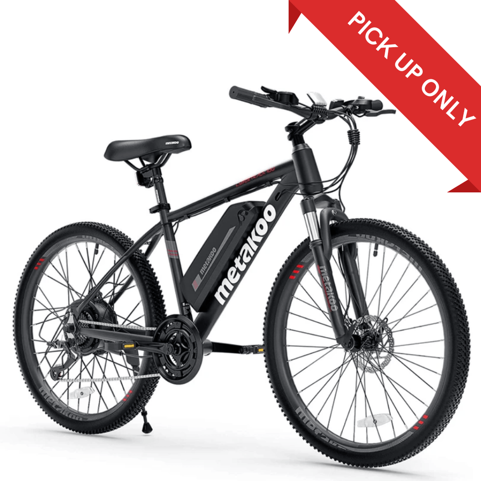 Only For Pick Up : METAKOO Cybertrack 100 26" Electric Mountain Bike l Shimano Professional Speed l 350W Powerful Motor l16.7Inch Frame