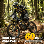 Gyrocopters ZX3 Electric Dirt Bike - 2800W Peak Power, 60 Km/h Max Speed