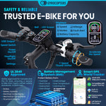 Gyrocopters Zeil Mountain E-Bike - 826W Peak Motor