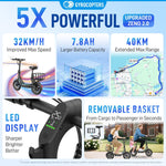 Gyrocopters Zeno 2.0 Electric Scooter - 40 km Range