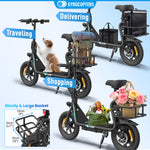 Trottinette électrique Gyrocopters Zeno | Moteur de 500 W (puissance maximale) | Vitesse de 25 km/h | Certification de sécurité UL2272 | Autonomie de 25 km | Siège à suspension | GPS | Régulateur de vitesse | Pliage rapide | Grand panier 