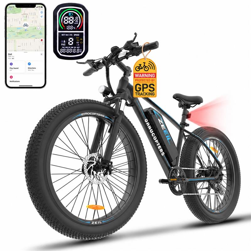 Gyrocopters Zeil Mountain E-Bike - 826W Peak Motor