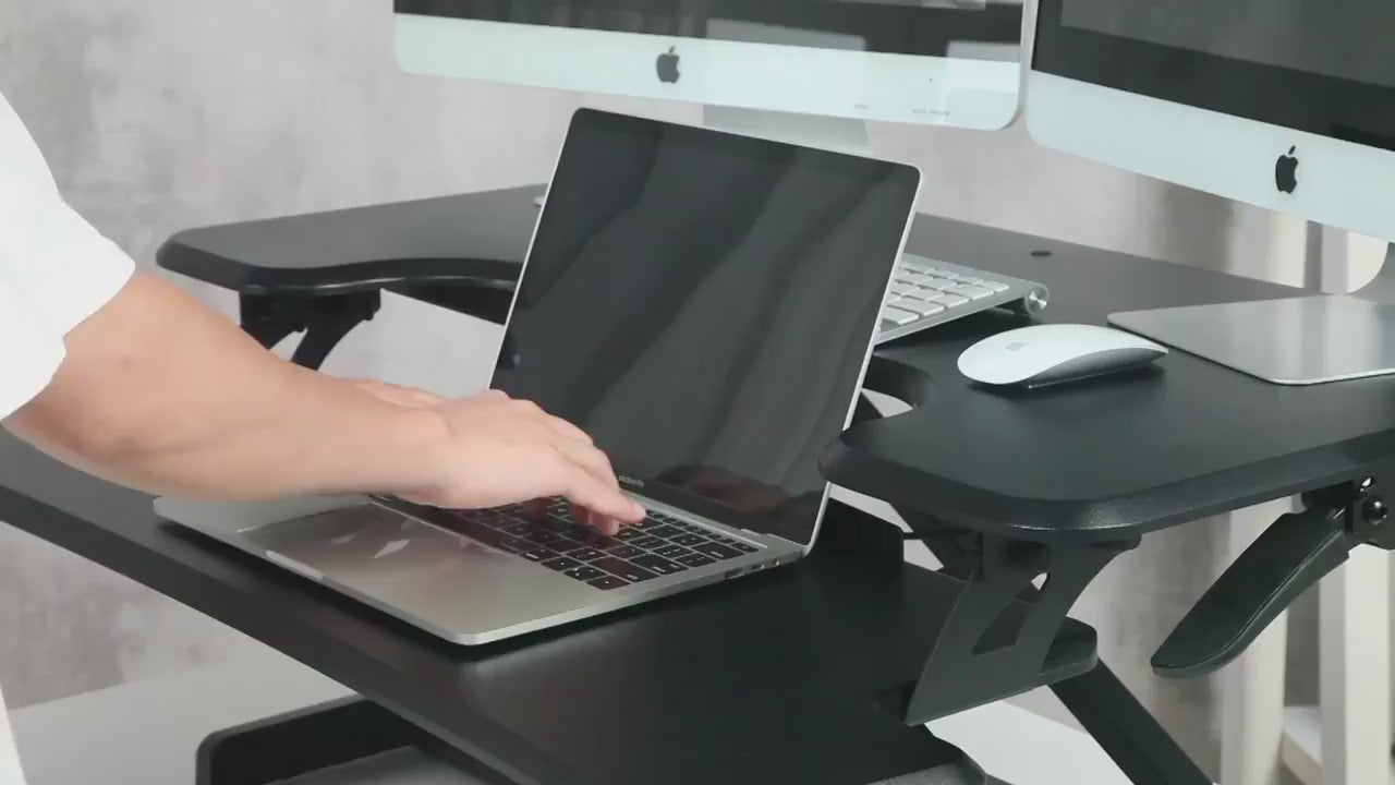 IMHOME Adaptzone A Pro Plus Desk Riser - 33" Sit-Stand Converter