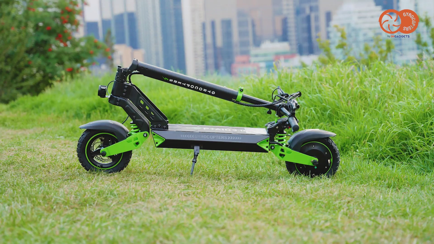 Gyrocopters Plaid 3.0 Electric Scooter - 45 km Range