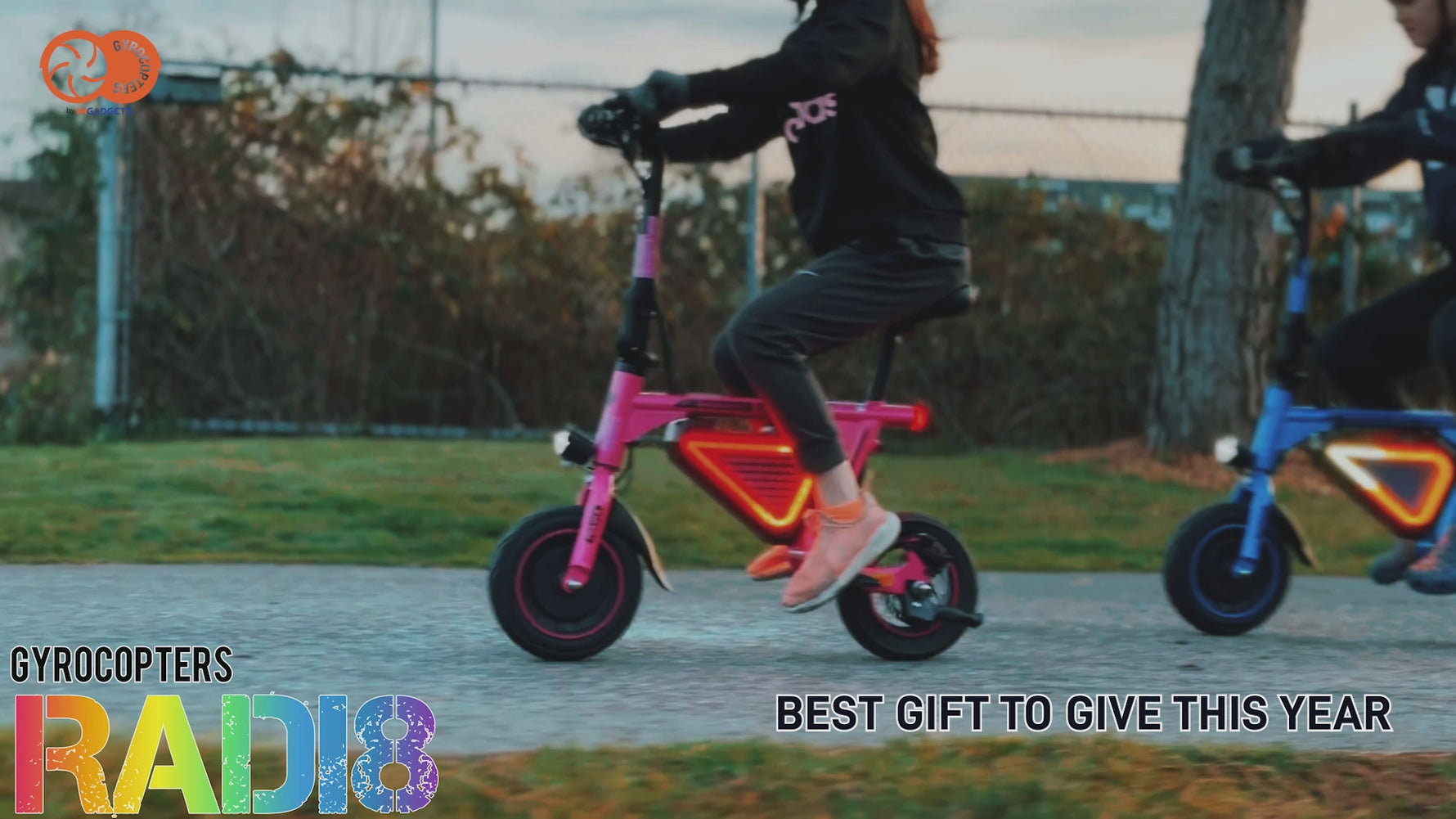 Gyrocopters Radi8 Electric Scooter - Anti-Theft GPS Tracker