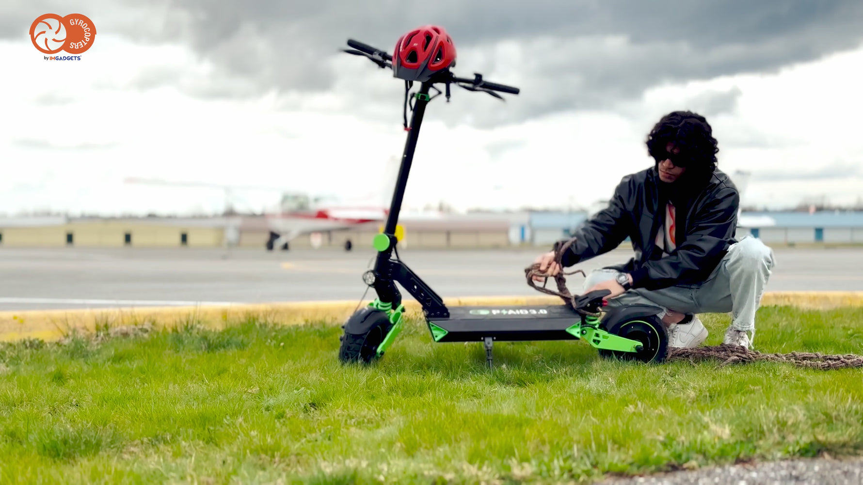 Gyrocopters Plaid 3.0 Electric Scooter - 45 km Range