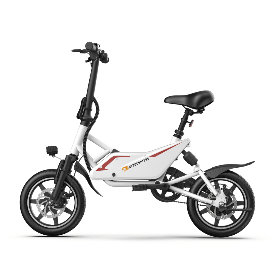 Re-certified Gyrocopters Frost Electric City Bike | 350 W Motor | 14-inch Tires | Speed up to 25kmh |Battery Range up to 30km | Dual Shocks | Folding Compact ebike