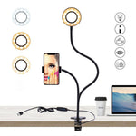 Desk Clip USB Ring Light, Desk Clip Ring Light, ring light, makeup ring light, selfie ring light, affordable ring light, portable ring light, yellow ring light, usb ring light, small ring, cheap ring light, bright ring light, smartphone ring light