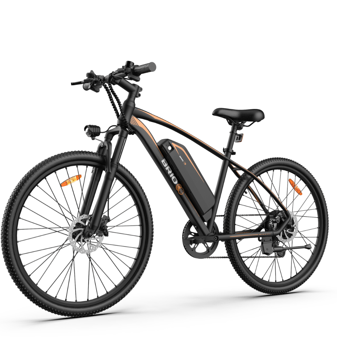 Re-Certified Gyrocopters Brio Mountain Electric Bike| Speed up to 32km | Range up to 60 km| Dual Disk Brakes & Suspension |Shimano Speed Gears Mountain E-bike