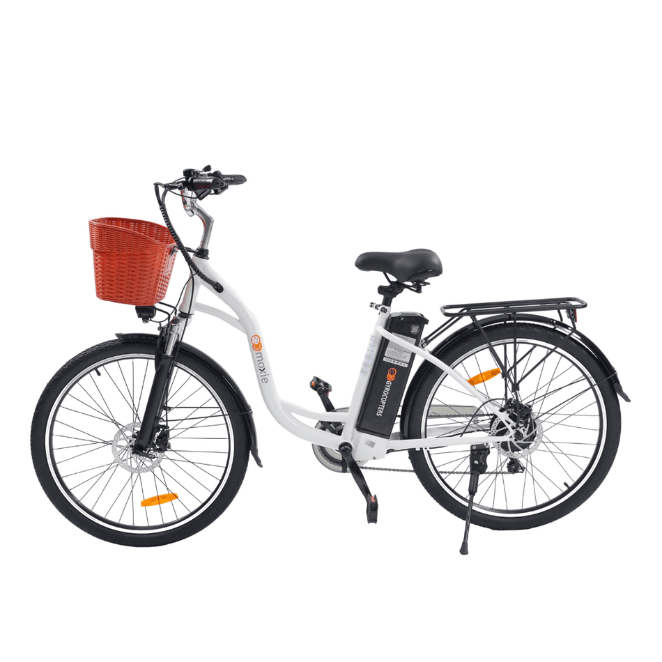 Gyrocopters Moxie Electric Bike |City and Beach e-bike | Speed up to 32km | Range up to 75 km | Shimano Speed Gear | Dual Disk Brakes| Durable carriage