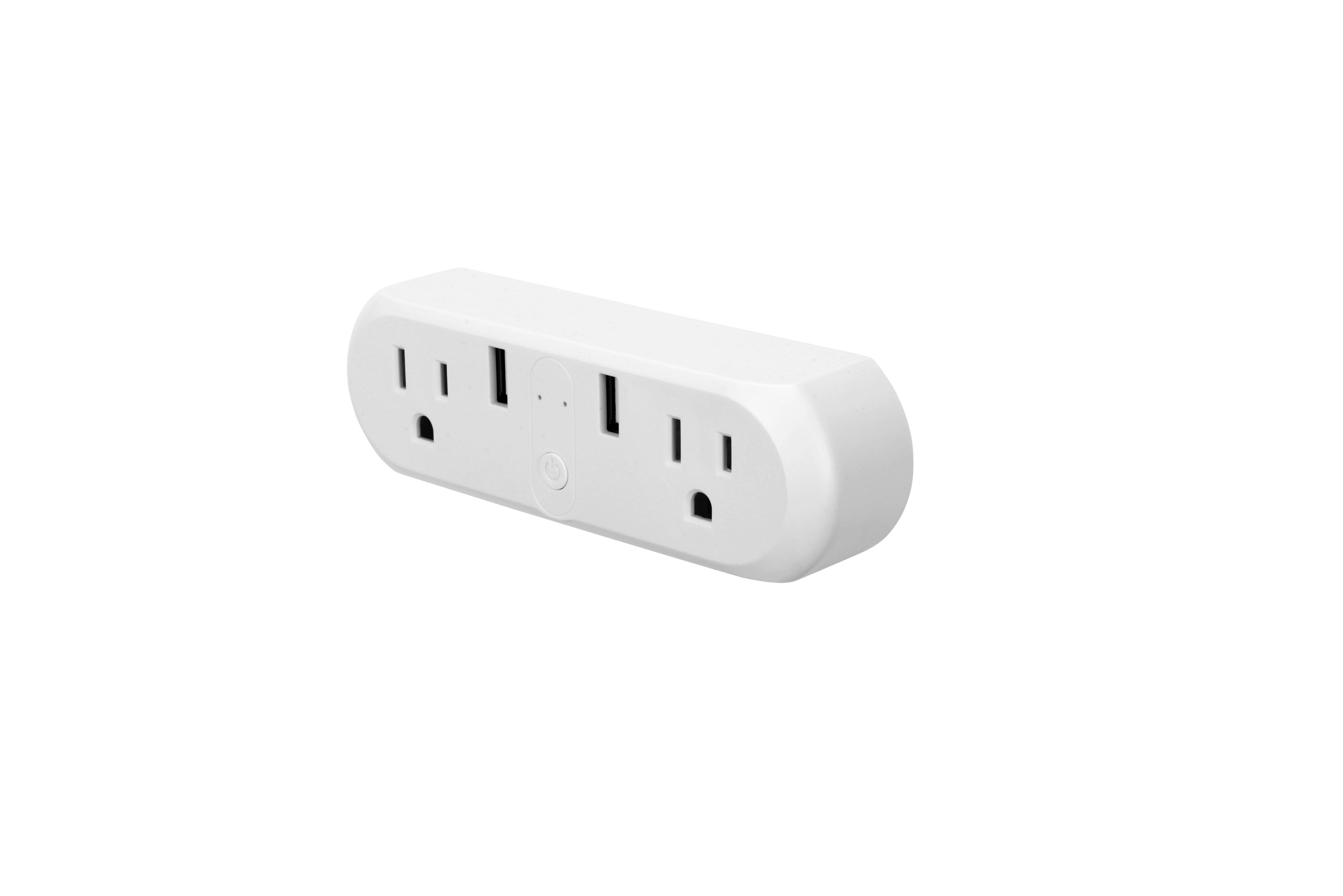 Dual smart plug USB 