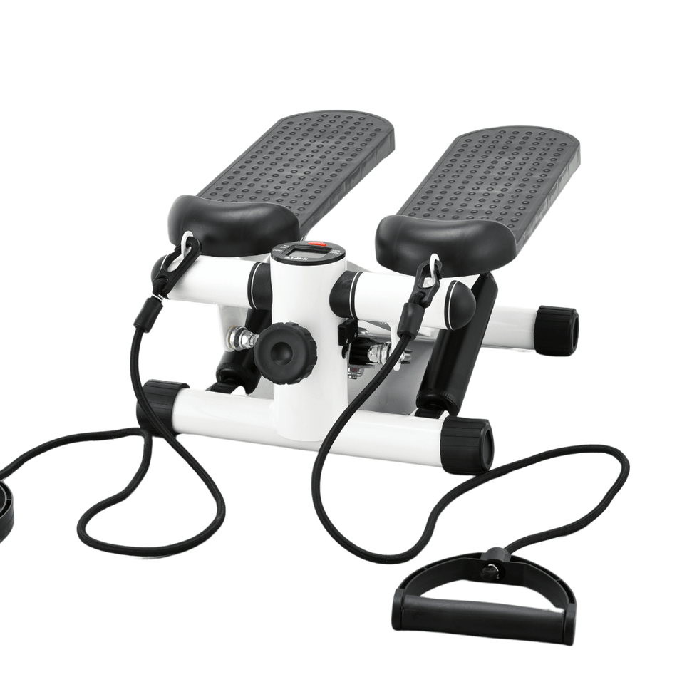IMFIT Fitness Stepper | Mini Stepper with Resistance Band I  Stepping Machine for Exercise | Office Home Workout Equipment