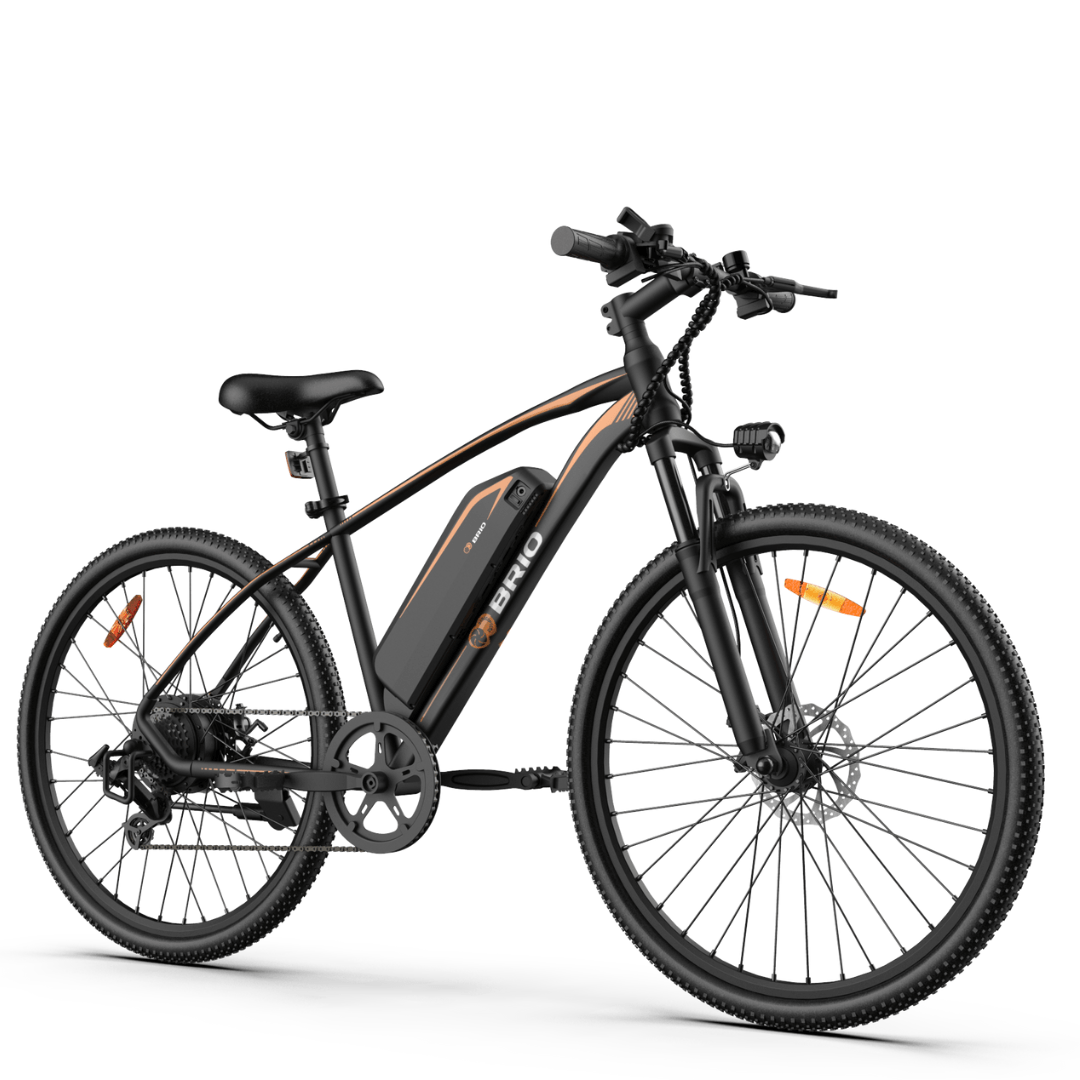 Re-Certified Gyrocopters Brio Mountain Electric Bike| Speed up to 32km | Range up to 60 km| Dual Disk Brakes & Suspension |Shimano Speed Gears Mountain E-bike