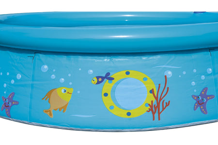 H2OGO! My First Fast Set Starfish Spray Kiddie Pool, inflatable kiddie pool, portable swimming pool, pool for kids, backyard above ground pool for kids, small kiddie pool, H2OGO! swimming pool for kids, outdoor pool, outdoor kiddie pool